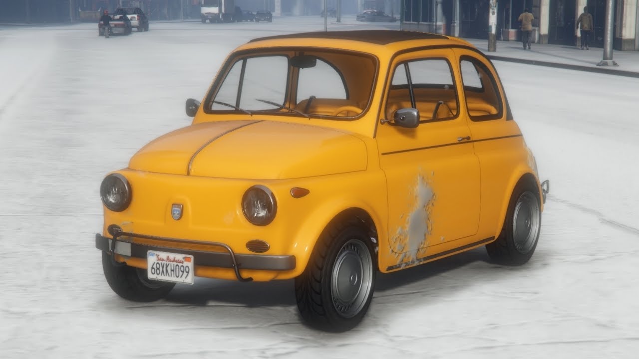 NIEUWE GRATIS 'FIAT 500' IN DE SNEEUW! (GTA V Cayo Perico Heist DLC) -  YouTube