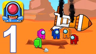 Among us vs Zombie vs imposter - Gameplay Walkthrough part 1 - all levels (Android) screenshot 3