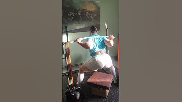 Buffalo bar box squat (dynamic effort/speed day wave 3): heavy AF band tension #conjugatemethod