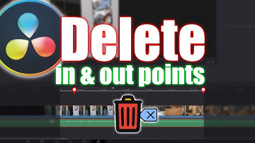 Remove In and Out Points Davinci Resolve - Quick Tip