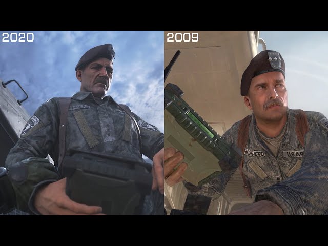 Call of Duty Modern Warfare 2 Remastered vs CoD Modern Warfare 2 (2022) Oil  Rig Mission Comparison 