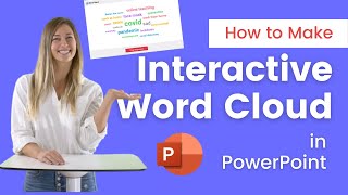 Make Interactive Word Clouds in PowerPoint with Your Students [ Stepbystep ]