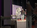 Charleston County School of the Arts students use VR and Sketchar app to draw a portrait