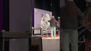 Charleston County School of the Arts students use VR and Sketchar app to draw a portrait