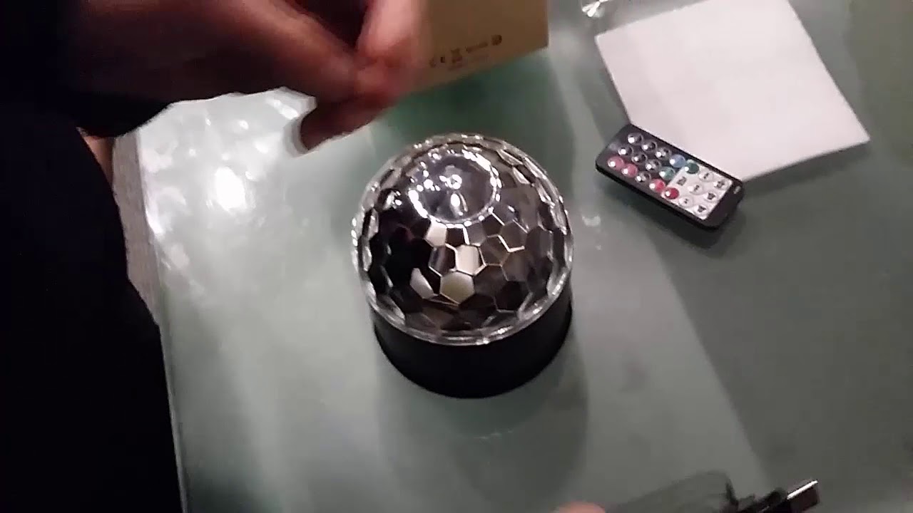 SOLMORE Party Lights 9 Colors Crystal Magic Ball Lights