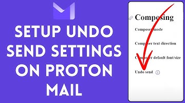 How to Setup Undo Send Settings on Proton Mail 2024 | Configure Proton Mail Undo Send Settings
