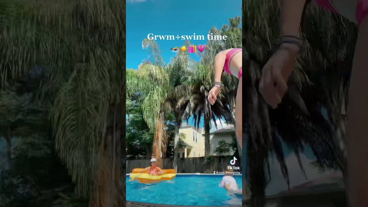 Grwm Swim Time Goodvibes Preppy Swimming