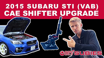 How to install a CAE Shifter on a 2015 Subaru STI VAB