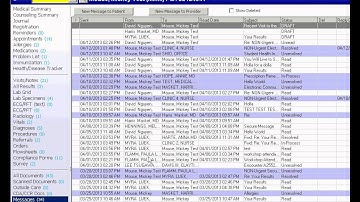 How to send a Secure message to a Patient in Point and Click