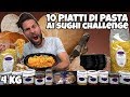 10 PIATTI DI PASTA AI SUGHI ARTIGIANALI CHALLENGE - (4 KG) - MAN VS FOOD