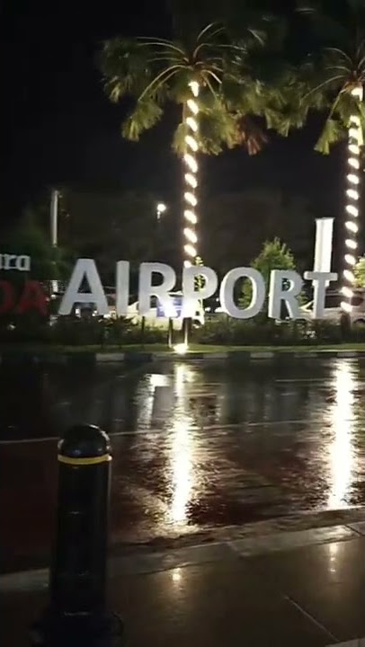 Keindahan Airport Juanda Surabaya di Malam Hari