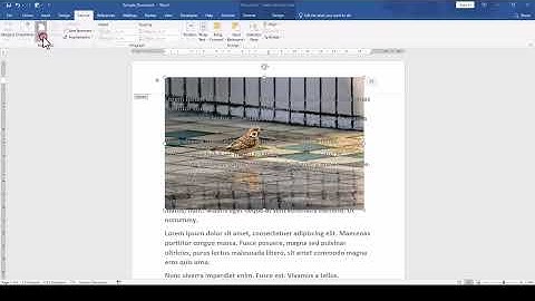 MS Word: Full page background image ✅ 1 MINUTE