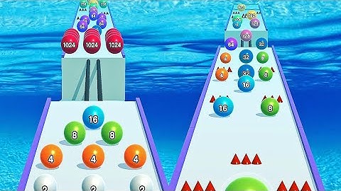 Ball Run 2048 Game 3D/ All Levels Part 1/iOS, Walkthrough, iPhone, News Update Android Gameplay 2022