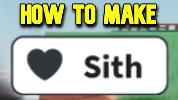 How to Make a Sith in Aura Craft (Roblox)