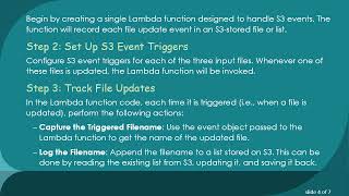 How to Ensure AWS Lambda Triggers Only When All S3 Events Are Met