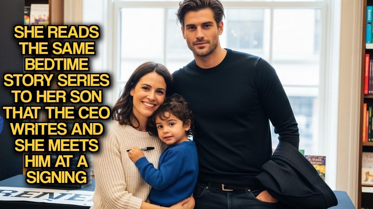 She Reads Same Bedtime Story Series To Her Son That CEO Writes And She Meets Him At A Signing