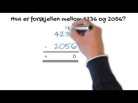 Video: Forskjellen Mellom Tall Og Matematikk