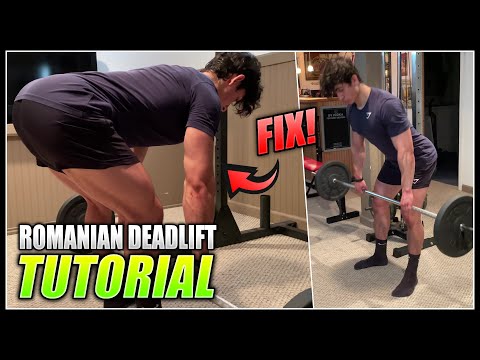 How to do the ROMANIAN DEADLIFT! | 2 Minute Tutorial