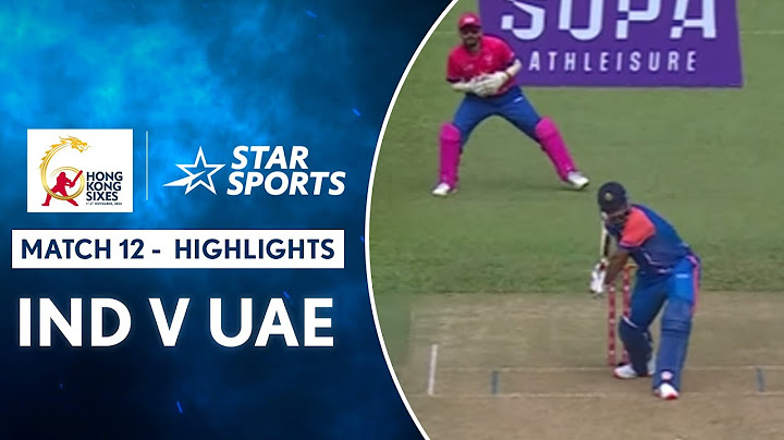 A Thrilling Finish between UAE & India as UAE Triumphs Over India by 1 Run