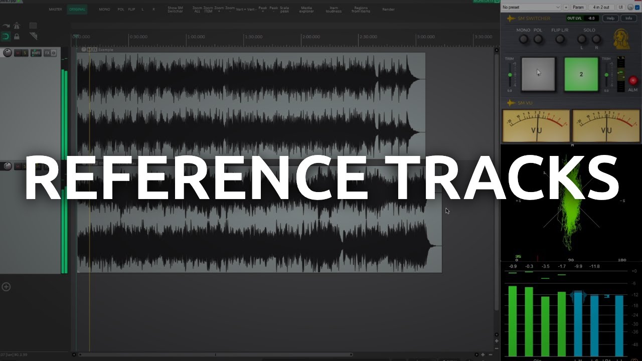 How to Use Reference Tracks When Mastering (with example)