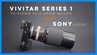 Vivitar Series 1 70-210mm f3.5 Macro Zoom Adapted to the Sony A6000