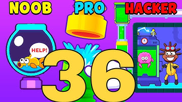 NOOB vs PRO vs HACKER in Flow Legends ❤️ All Levels Gameplay, NEW Games iOS, Android