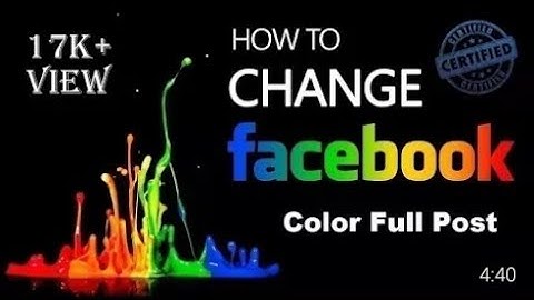 How-to do-colore-comments or text on facebook|| Facebook magic trick