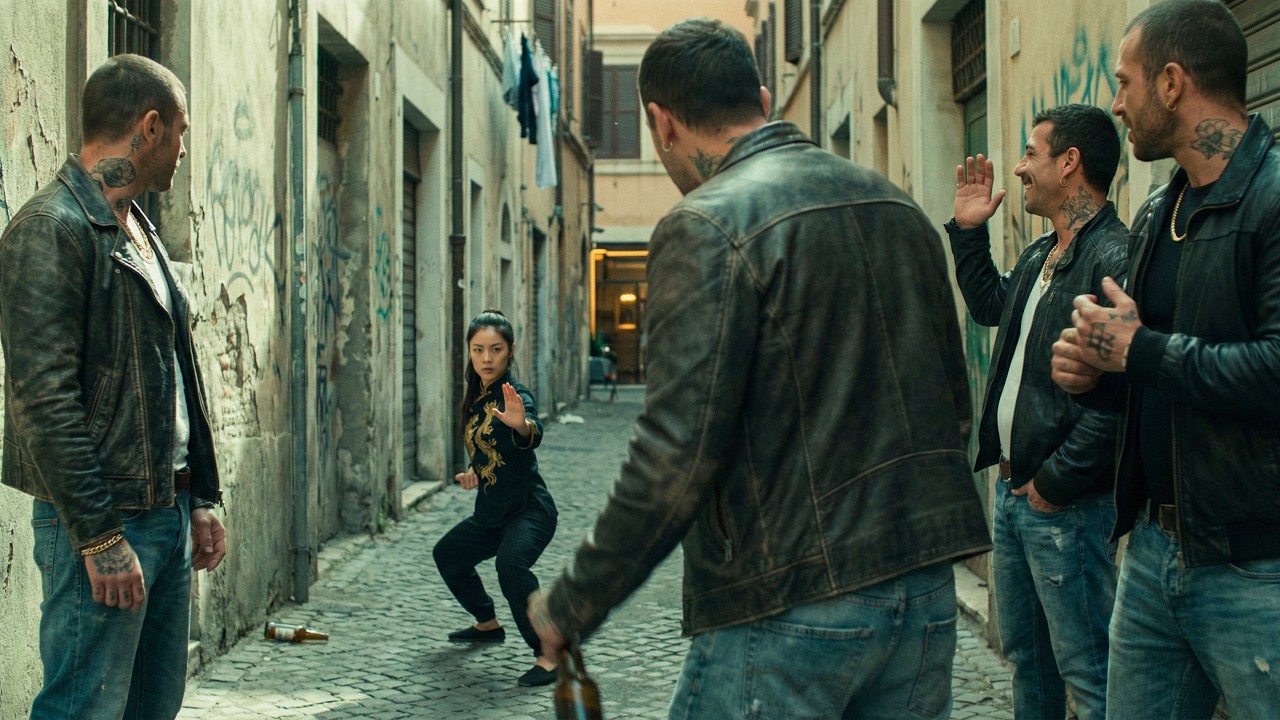 Rome Gangsters Thought She Was Just a Weak Immigrant Girl, Unaware She Was a Deadly Kung Fu Master