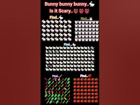 Find Bunny Emoji..🐇🐰..Bunny Bunny Bunny..your so funny #tiktok #emoji #