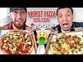 Whoever Orders The WORST Pizza - Wins $1000 (FT CHADWITHAJ)