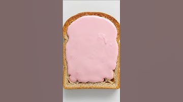 “Creative Honeycomb Texture Art on Toast | Oddly Satisfying Macro ASMR Visuals” #satisfying