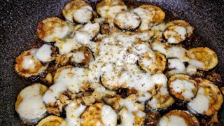 Courgette mozzarella easy recipe | New zucchini mozzarella fry recipe