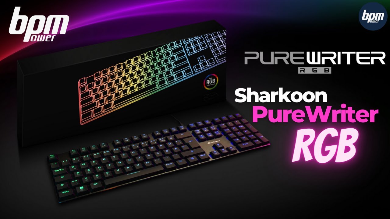 Sharkoon PureWriter RGB, entry level elegante e adatta a gaming e produttività