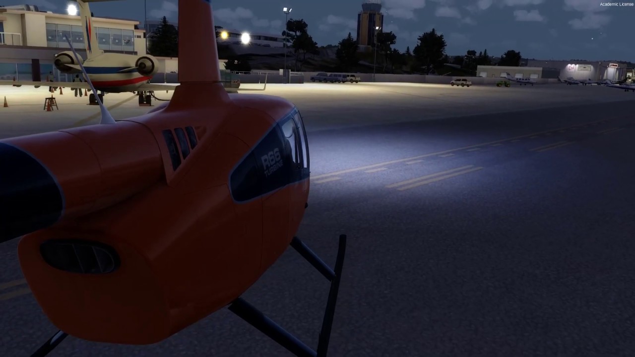 Prepar3D Orbx monterey light test