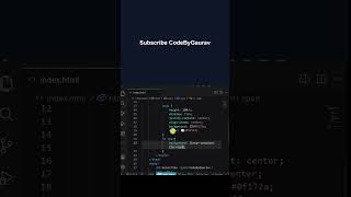 #010  CSS Gradient Text Effect 🔥 background-clip Trick 😳 #webdevelopment  #coding #css