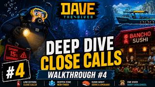 Information Dave the Diver Walkthrough #4 | Deep Dive, Close Calls | PS5 Gameplay 4K | No Commentary Update