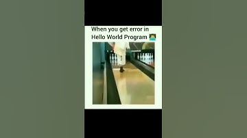 Errors In a Hello World Program!? #shorts #programming #technology #coding #opensource #software