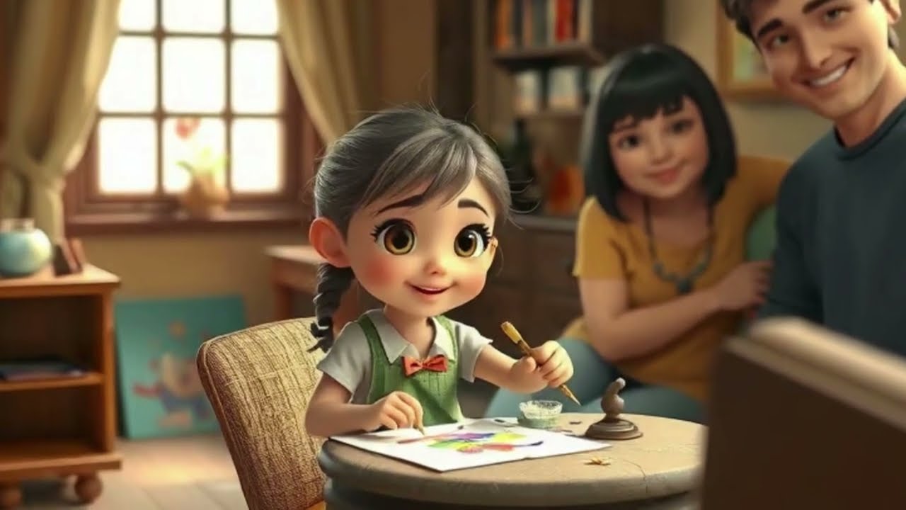 Mia and the Magical Paintbrush: A Colorful Adventure! 🎨✨