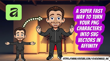 Affinity Tutorial - Turn your PNGs & JPGs into animation ready SVGs using Image Trace