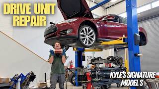 Tesla Model S Large Drive Unit Rebuild Process & Coolant Delete