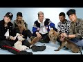 CNCO Plays With Puppies While Answering Fan Questions