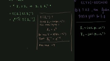 Problem 4.17: Solution of b) "Symmetry" of lognormal distribution