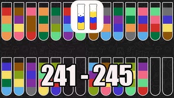 Water Sort Puzzle Level 241-245 Walkthrough (iOS - Android)