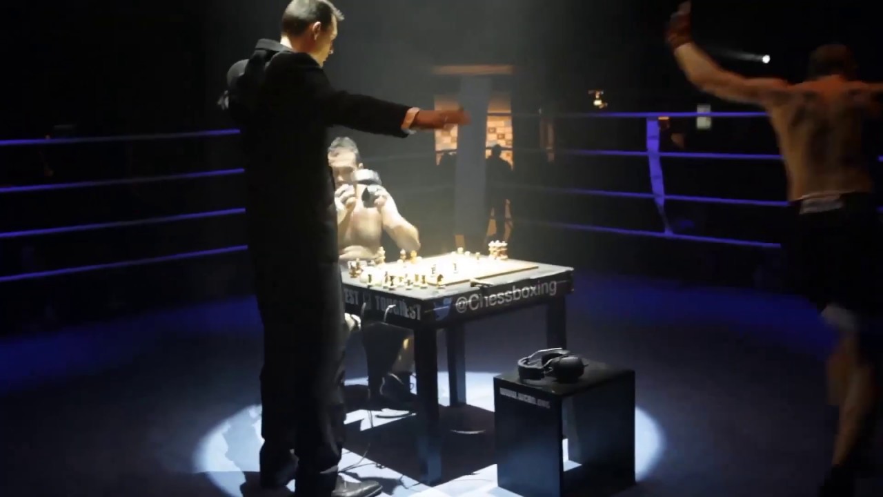 This is Chessboxing! 