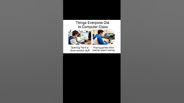 Things Everyone Did in Computer Class Starter Pack #memes #shorts