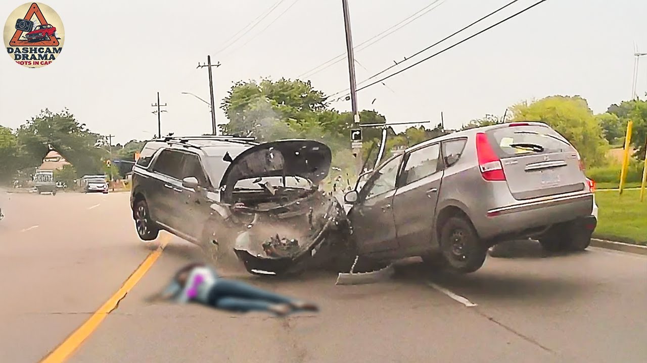 33 SHOCKING Car Crashes Moments — Idiots in Cars Face Instant Karma Caught On Camera