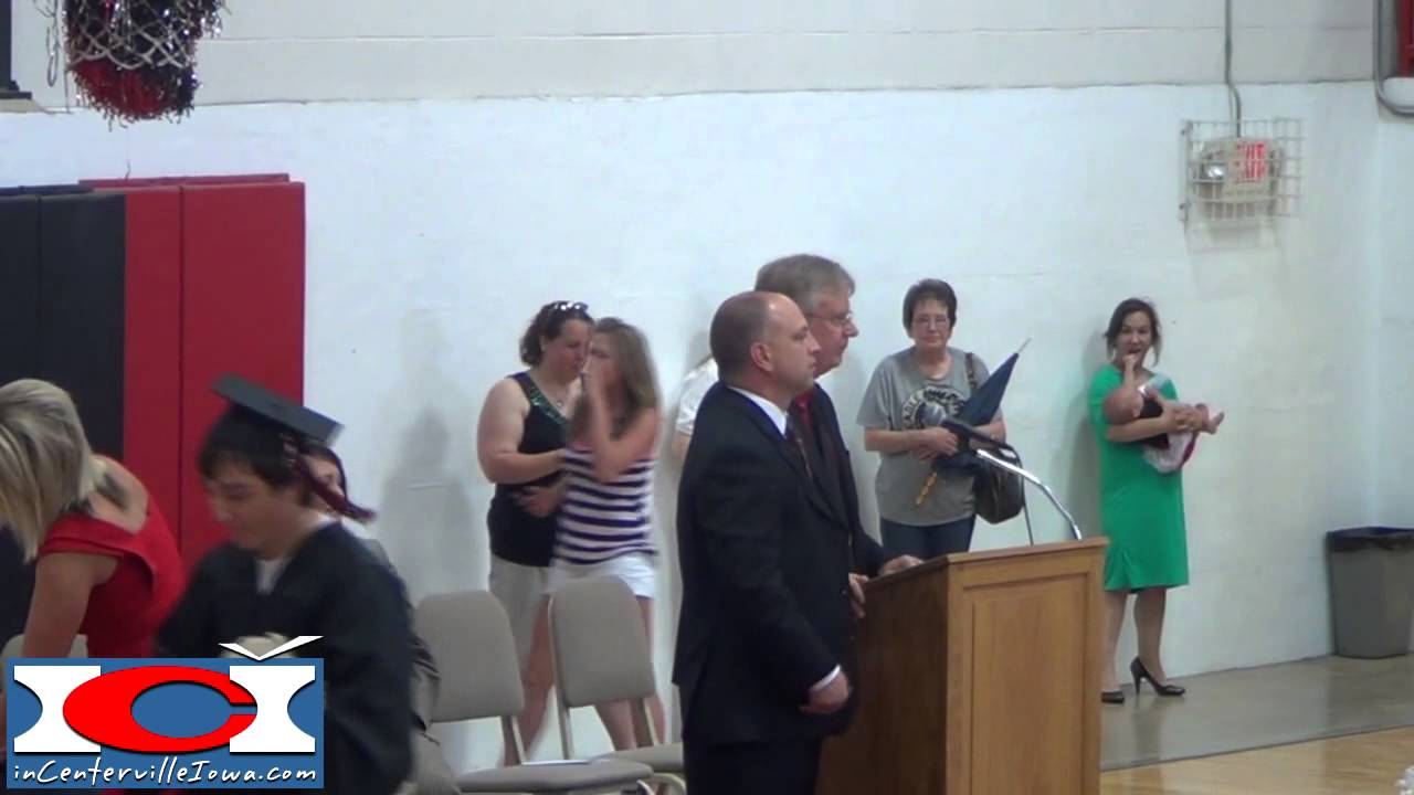 Centerville Iowa High School Commencement 2013 Diplomas YouTube