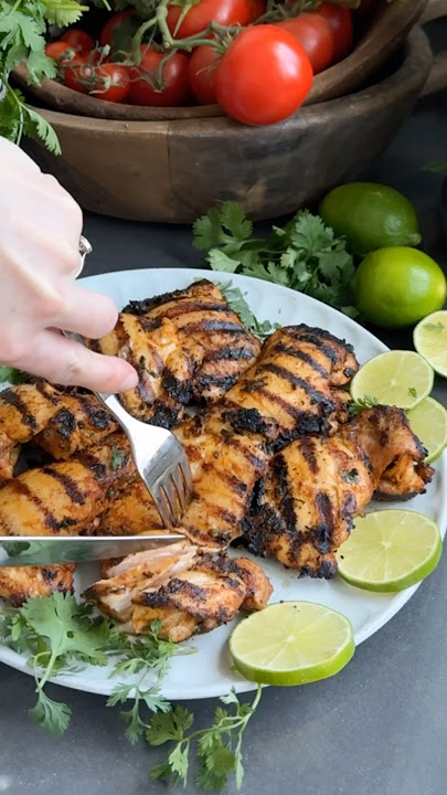 Cilantro Lime Chicken on a Grill is so delish!