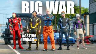 THE GREAT GUNDAM WAR! KEI'S STRONGEST COSTUME SUCCESSFULLY CREATED!! GTA 5 ROLEPLAY