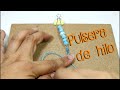 Cómo hacer una pulsera con hilo y alambre...Aprende a hacer una pulsera con hilo(para principiantes)